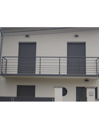 Garde corp en kit balcon en alu