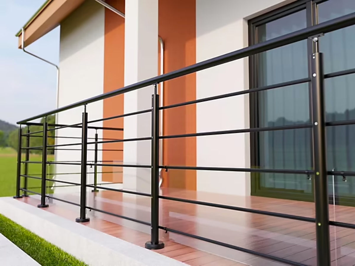Garde corp en kit balcon en alu