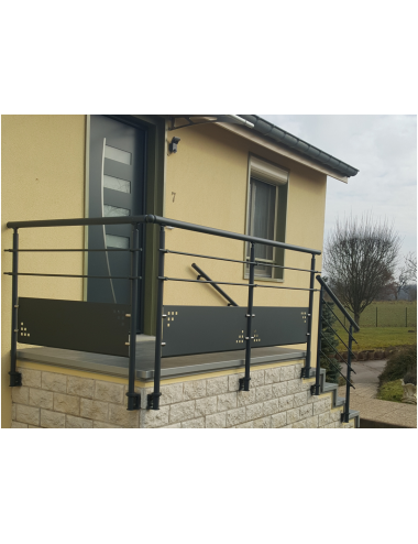 Garde corp en kit escalier