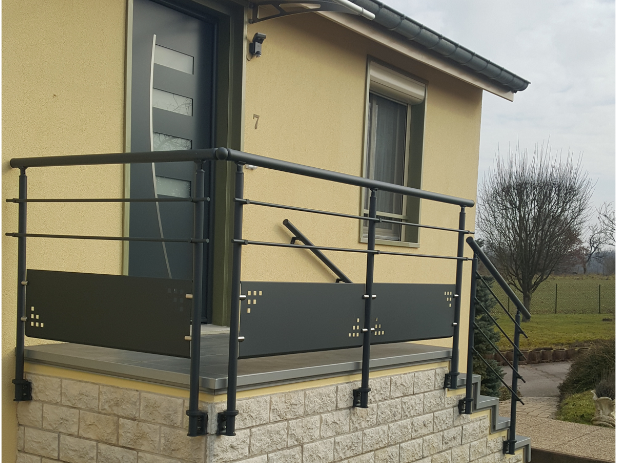Garde corp en kit escalier