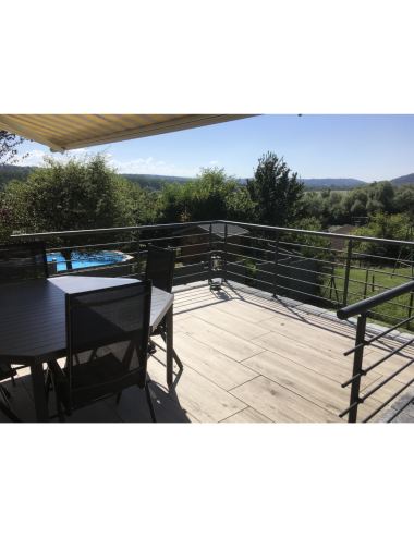Garde corps en kit terrasse