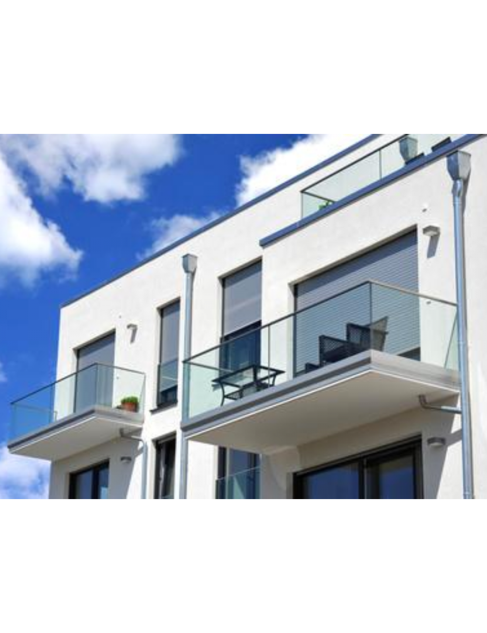 Garde corps vitrée balcon
