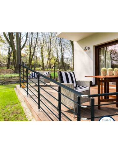 Garde corps en kit terrasse
