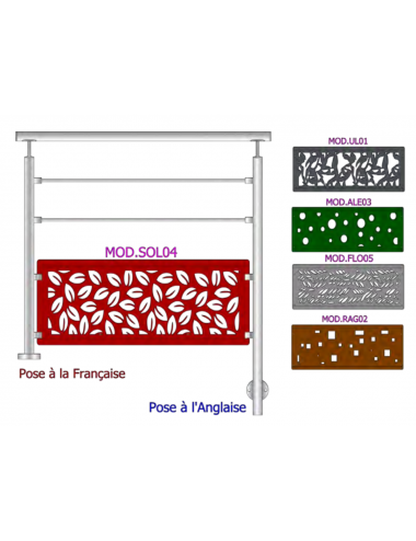 Garde corps LiteLine en inox